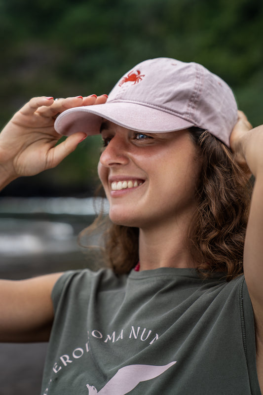 Crab Cap in Pink